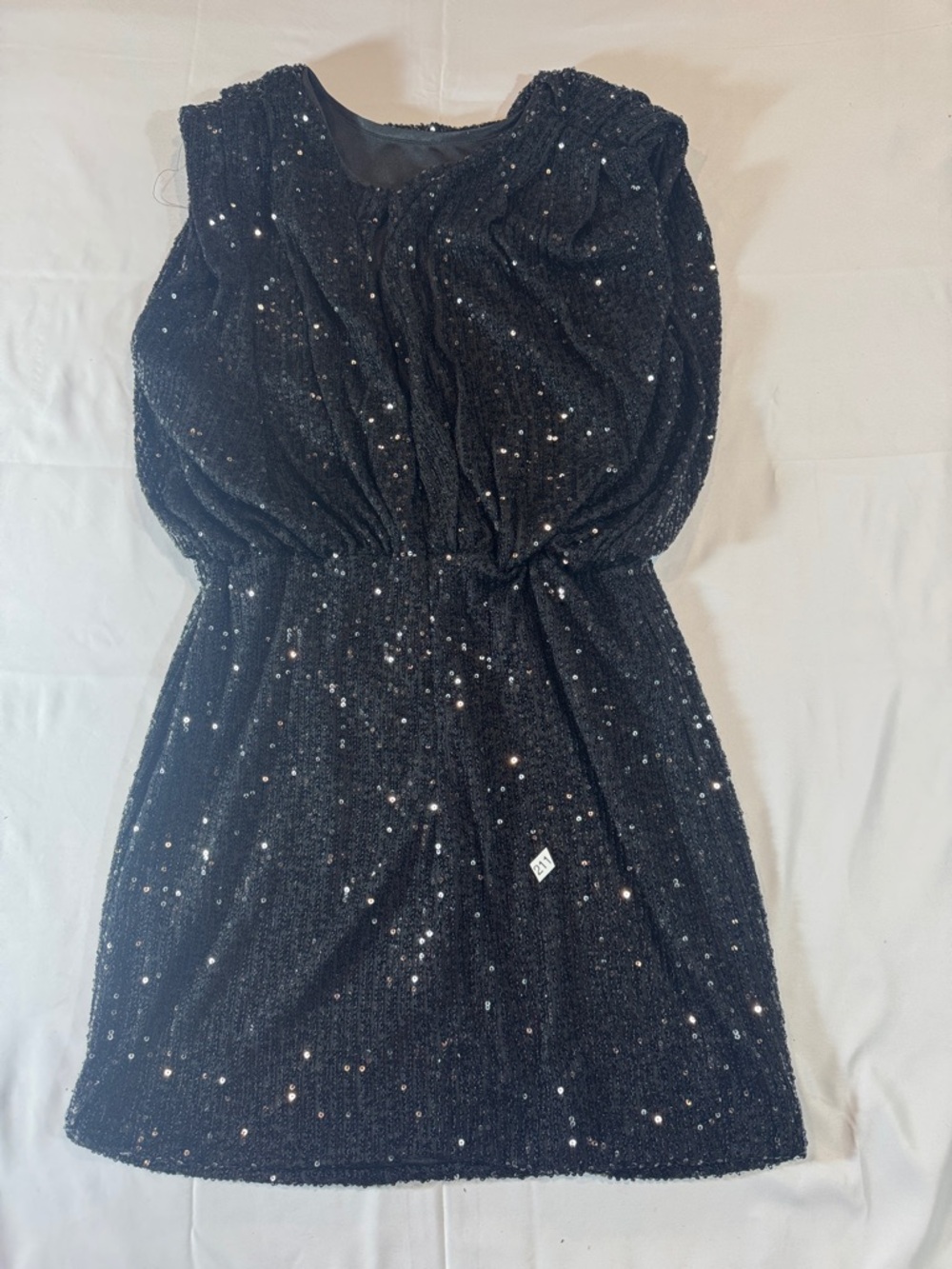 DO+BE Black Sequin Short Party Dress - Picture 7 of 9